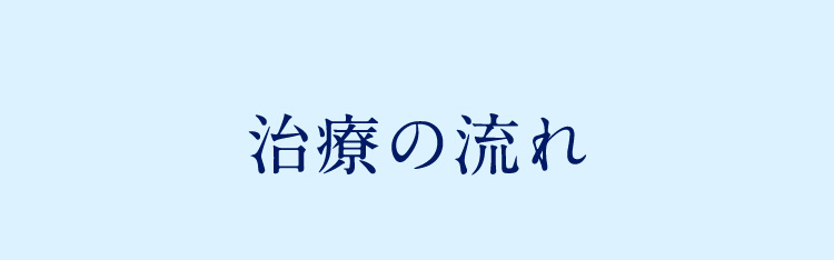治療の流れ