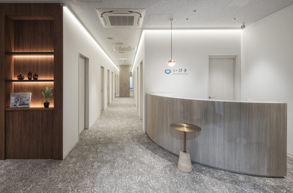 いびきメディカルクリニック仙台院の受付・院内風景